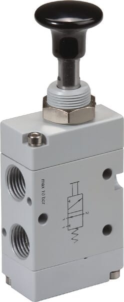 Zaw.dźwig.z przyc.3/2-dr.1/8" MAB32B18