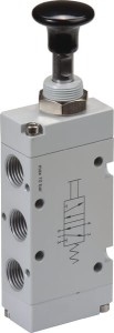 Zawór z przyciskiem 5/2-drożny 1/8" MAB52B18