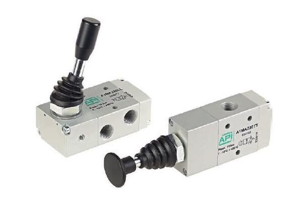 Zawór ręczny dźwigniowy 3/2-drożny 1/4" MAFL32B14