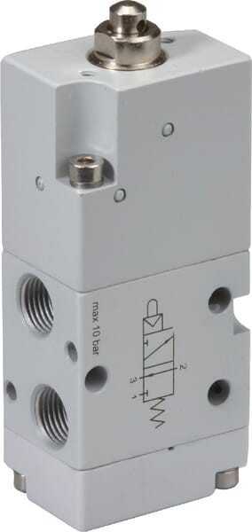 Zawór tłoczkowy 3/2-drożny NC 1/8" MEP32M18NC