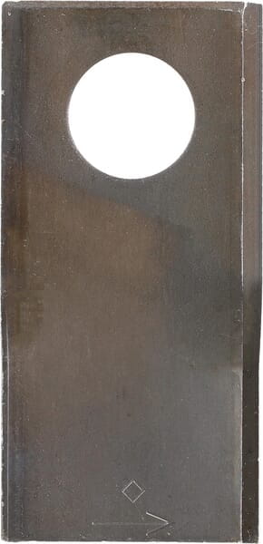 Nożyk kosiarki rotacyjnej lewy 100x48x3 mm otwór Ø 23 mm okrągły pasuje do Mörtl 25 szt. T683LKR