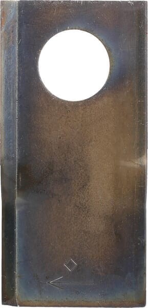 Nożyk kosiarki rotacyjnej prawy 101x48x4 mm otwór Ø 23 mm okrągły pasuje do Mörtl 25 szt. T684RKR