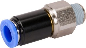 Złącze wtykowe proste, obrotowe, gwint zew. 3/8" 12 mm Kramp SCRMT1238P