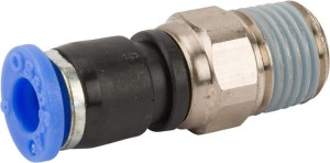 Złącze wtykowe proste, obrotowe, gwint zew. 1/4" 6 mm Kramp SCRMT614P