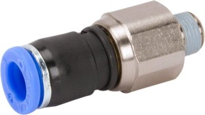 Złącze wtykowe proste, obrotowe, gwint zew. 1/8" 8 mm Kramp SCRMT818P