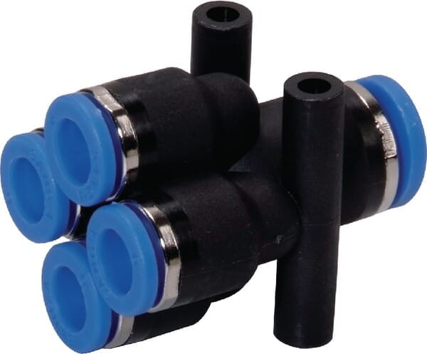 Rozdzielacz wtykowy wielosegmentowy, 6-4-4-4-4 mm Kramp TMC64444P