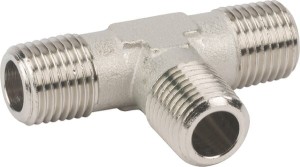 Złącze trójnikowe T gwint zew. 1/4" Kramp TCMMM14