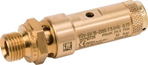 Zawór bezpieczeństwa 1/4"CE 10 bar SV2122G04M10B