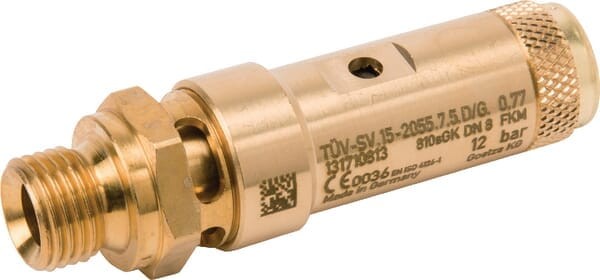 Zawór bezpieczeństwa 1/4"CE 12 bar SV2122G04M12B