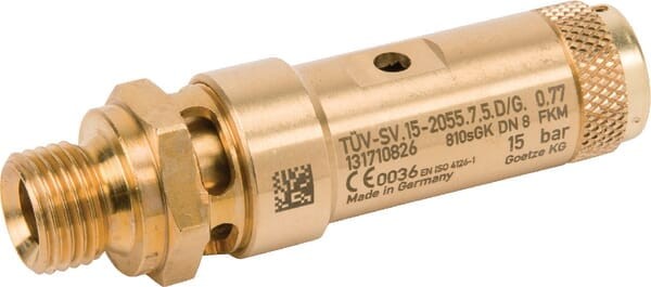 Zawór bezpieczeństwa 1/4" CE 15 bar SV2122G04M15B