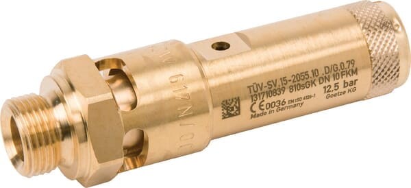 Zawór bezpieczeństwa 3/8" CE 12.5 bar SV2122G06M125B