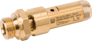 Zawór bezpieczeństwa 1/2"CE 8 bar SV2122G08M08B
