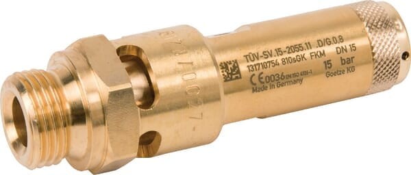 Zawór bezpieczeństwa 1/2" CE 15 bar SV2122G08M15B
