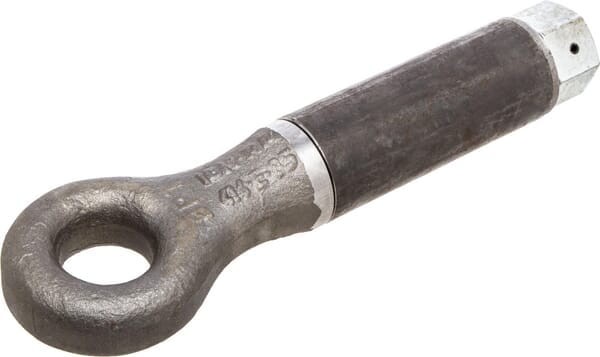 Ucho zaczepu do wspawania, E414, L-370 mm Ø 45 mm 2050 kg 6T 519330047