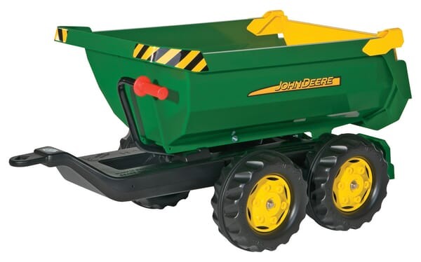 Przyczepa dwuosiowa John Deere, do ciągnika z napędem na pedały R12216