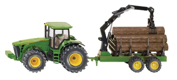 Ciągnik John Deere + poj. transp. dr. S01954