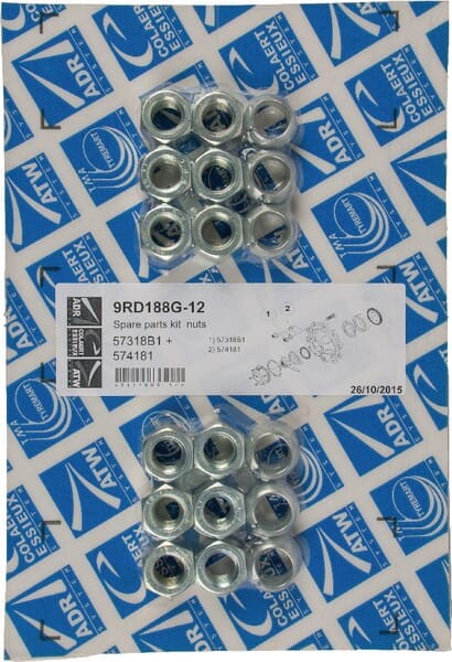 Zestaw nakrętek śruby koła M18x1.5 9RD188G12