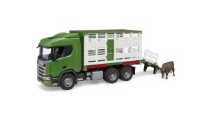 03548 Ciężarówka Scania z przyczepą do przewożenia bydła