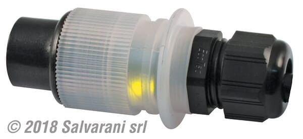 Wtyczka 3-biegunowa 10A 12V 2 szt. LED 25036200LEM20