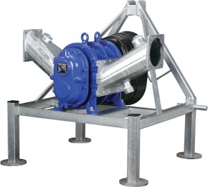 Pompa płatów obrotowa R136-210S + rama APK0000190