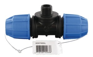 Złączka redukcyjna PE-T PE x gwint zew. x PE Supreme S16, 20 x ½" 654740SL