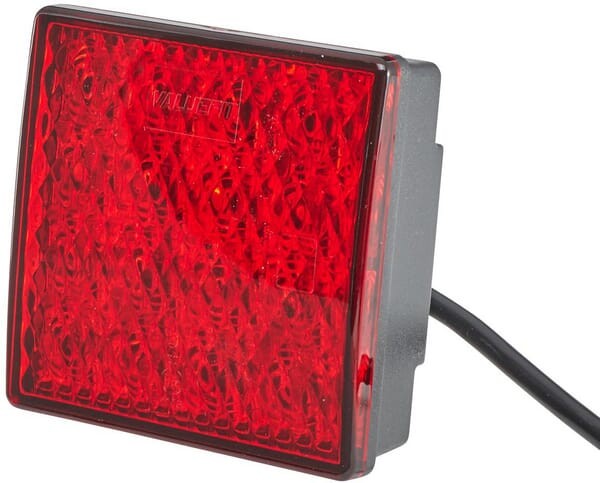 Lampa tylna przeciwmgielna LED, kwadratowa 24V przykręcana 80x33.7x80 mm Hella ValueFit 2NE357029141