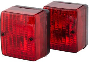 Lampa tylna, kwadratowa 12/24V przykręcana 90x60x80 mm Hella 2SA996012091