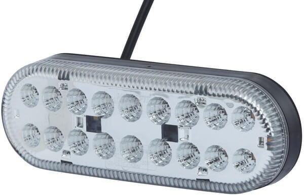 Lampa kierunkowskazu i postoju LED, przednia, prostokątna 12/24V przykręcana 165x31x58 mm Hella ValueFit 2BE357022001