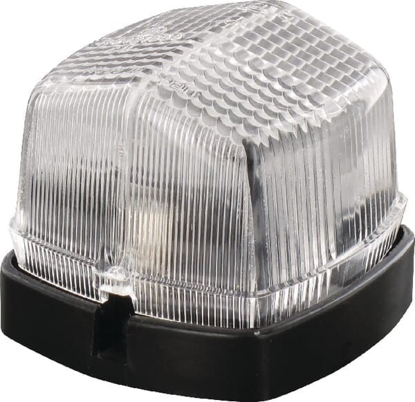 Lampa obrysowa 5W kwadratowa 12/24V biała/przezroczysta przykręcana 62x42x62 mm Hella 2PF004081007