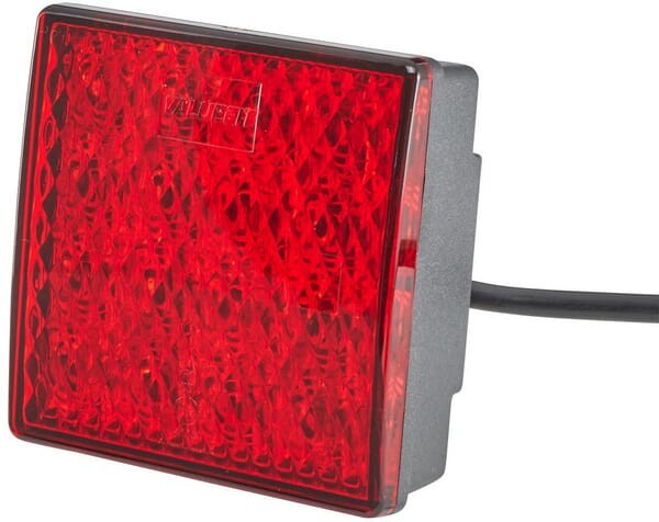 Lampa tylna przeciwmgielna LED, kwadratowa 12V przykręcana 80x33.7x80 mm Hella ValueFit 2NE357029041