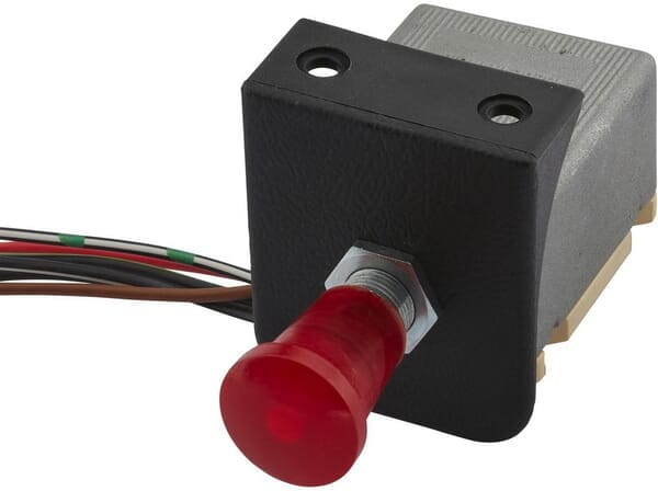 Włącznik świateł awaryjnych, wyciągany, 12V halogen z żarówką podświetlany 6HD002535101