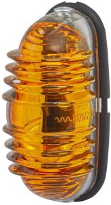 Lampa kierunkowskazu 18W owalna 12V obudowa: szara przykręcana 83x41 mm Hella 2BA001227201