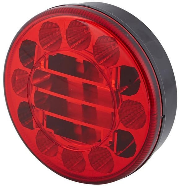 Lampa stop LED, okrągła 10/30V czerwona przykręcana Ø 122 mm 24 LED Hella ValueFit 2SB357027011