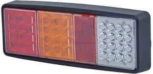 Lampa tylna zespolona LED, prostokątna 9/36V czerwona/pomarańczowa/biała przykręcana 275x33.5x99.3 mm Hella ValueFit 2VP357019011