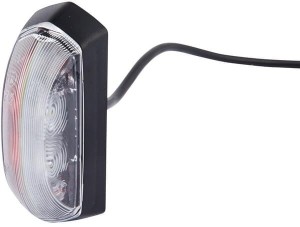 Lampa obrysowa LED, prostokątna 4W 12V czerwona/biała przykręcana 92x37x42 mm 4 szt. LED Hella 2XS205020041