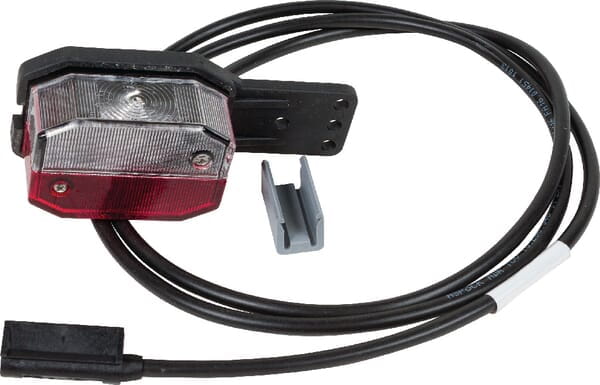 Lampa obrysowa, lewa prostokątna 24V czerwona/biała przykręcana Aspöck 316564157