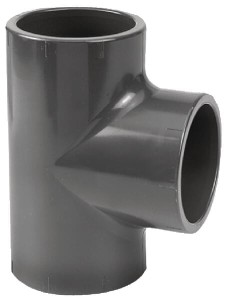 Trójnik T PCW-U VdL, 125 x 125 x 125 mm 7125122