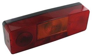 Lampa tylna zespolona, prostokątna prawa 12V pomarańczowa/czerwona przykręcana 285x56x96 mm Jokon 106001470