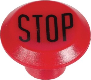 Symbol przełącznika, Stop, okrągły, czerwony 11356540PN