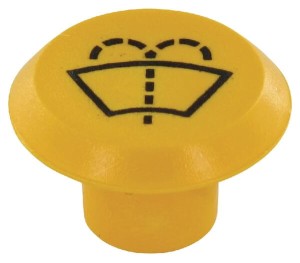 Symbol przełącznika, spryskiwacza wycieraczek, okrągły, żółty 11316280PN