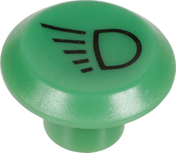 Symbol przełącznika, lamp roboczych, okrągły, zielony 11346890PN