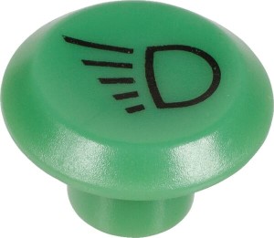 Symbol przełącznika, lamp roboczych, okrągły, zielony 11346890PN