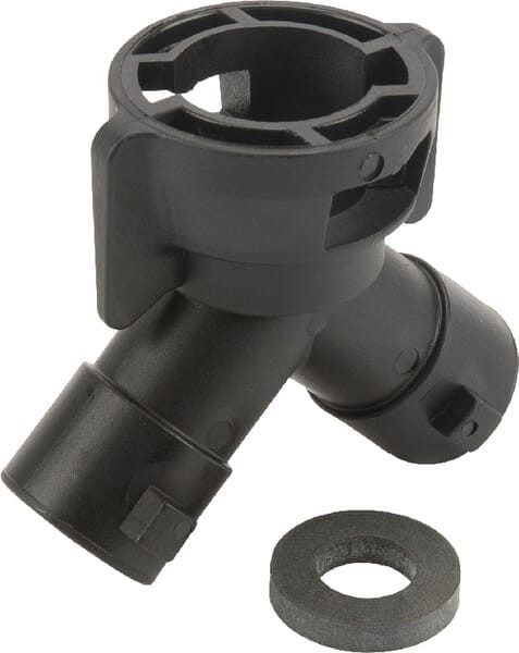 Pokrywka dyszy, bagnet, czarny, z uszczelką, 25 szt., Arag 40291601P025