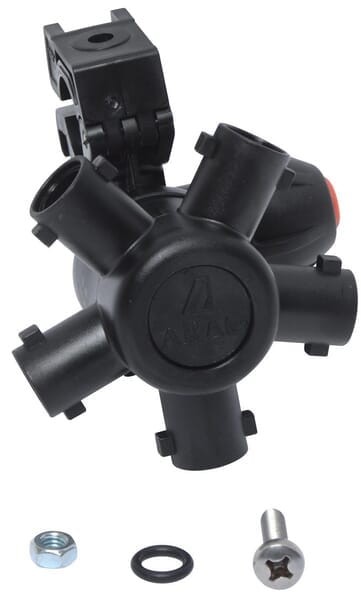 Korpus rozpylacza 5-pozycyjny na rurę 1/2", Compact Jet, Dry-Boom 40649W7