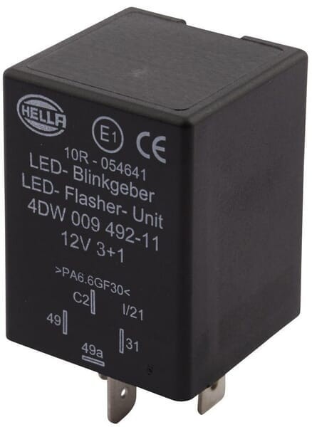 Przekaźnik kierunkowskazów LED 4-pin 12V 4DW009492111