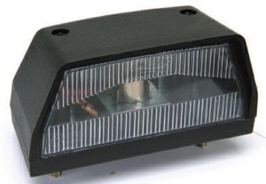 Lampa oświetlenia tablicy rejestracyjnej 867 12V z przewodem 1.2 m 8673112V