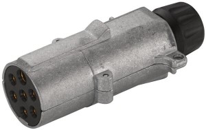 Wtyczka 7-pin DIN/ISO 1185 metalowa przyłącze płaskie 8JA003831011