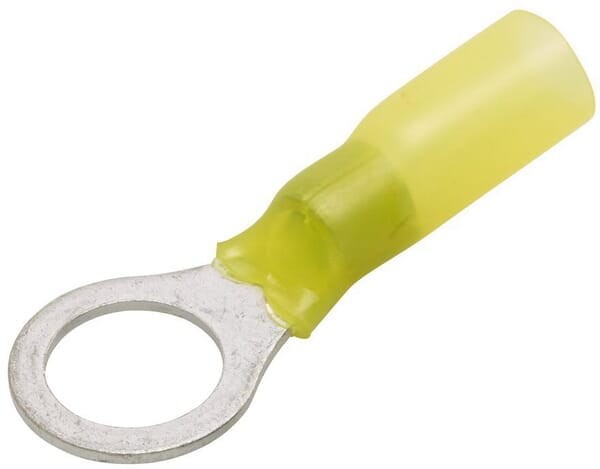 Końcówka przewodu oczkowa, żółta 4.0-6.0mm² Ø 10.5 mm Seria A op. blister 25 szt. Hella 8KW744755003