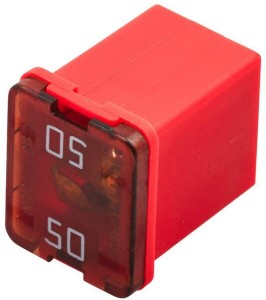 Bezpiecznik samochodowy Pal, 50A L= 12 mm czerwony Hella 8JS740026771