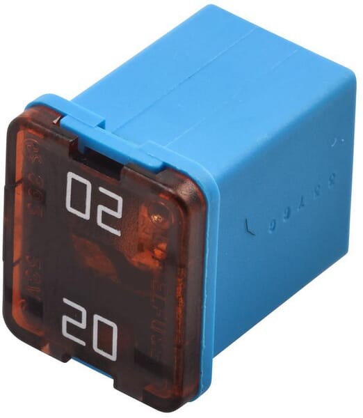 Bezpiecznik samochodowy Pal, 20A L= 12 mm niebieski Hella 8JS740026731